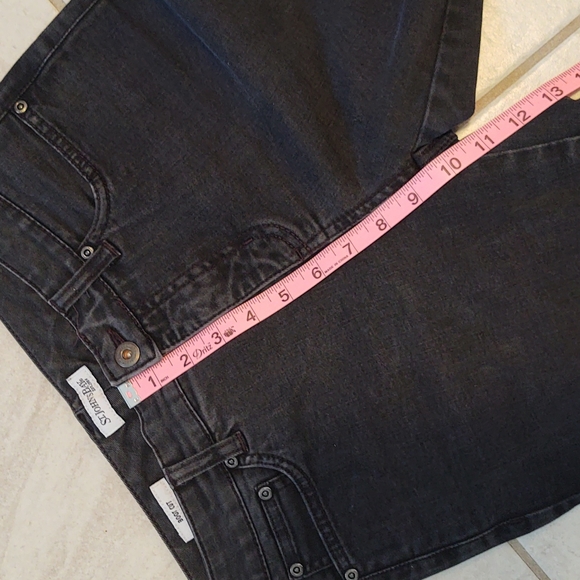 St.John's Bay Black Wash Slim Pocket Boot Cut Jeans P6 - Picture 5 of 13